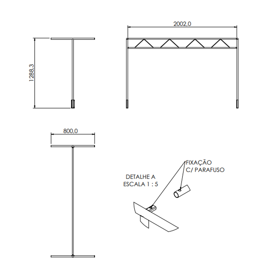 Suporte de Precificação 2000mm - Imagem 2