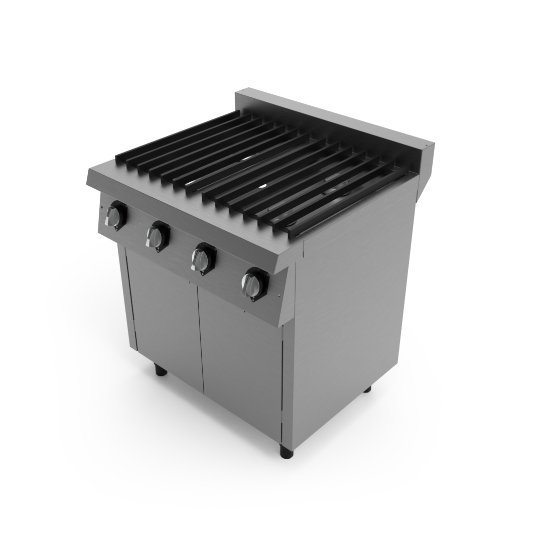 Fogão à Gás Modular - Gabinete com portas - 4 Bocas