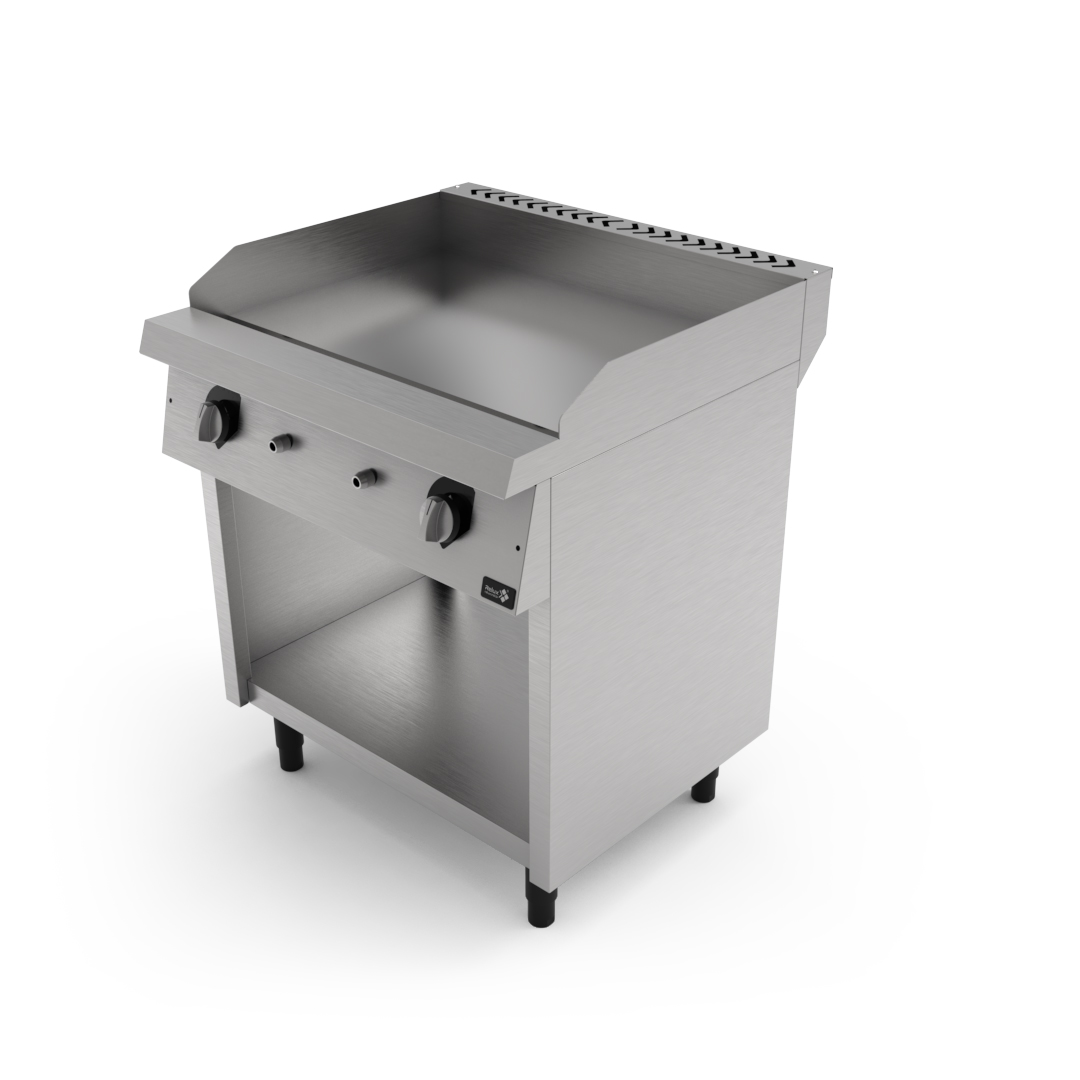 Chapa Quente a Gás de Gabinete sem portas – 800x750mm – Gold Line