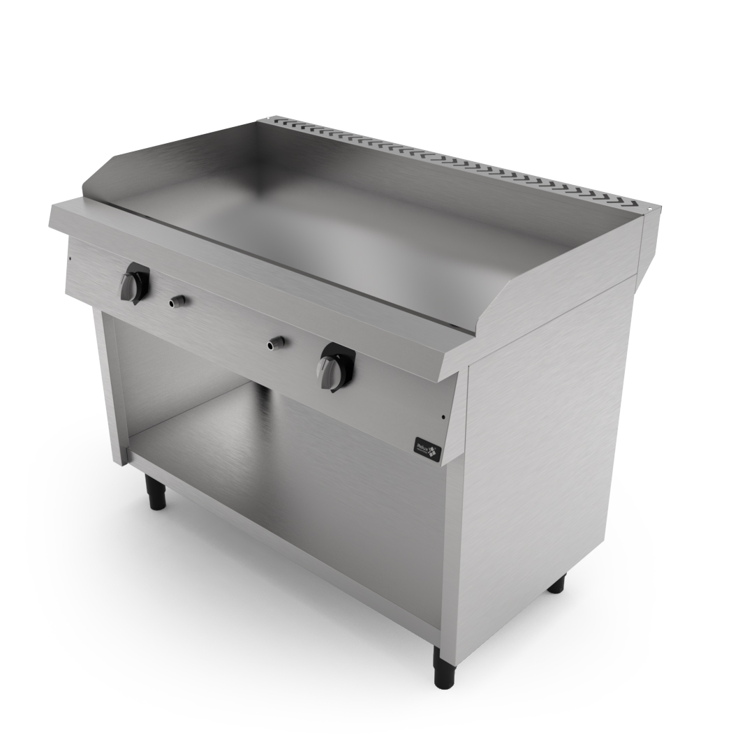 Chapa Quente a Gás de Gabinete sem portas – 1200x750mm – Gold Line