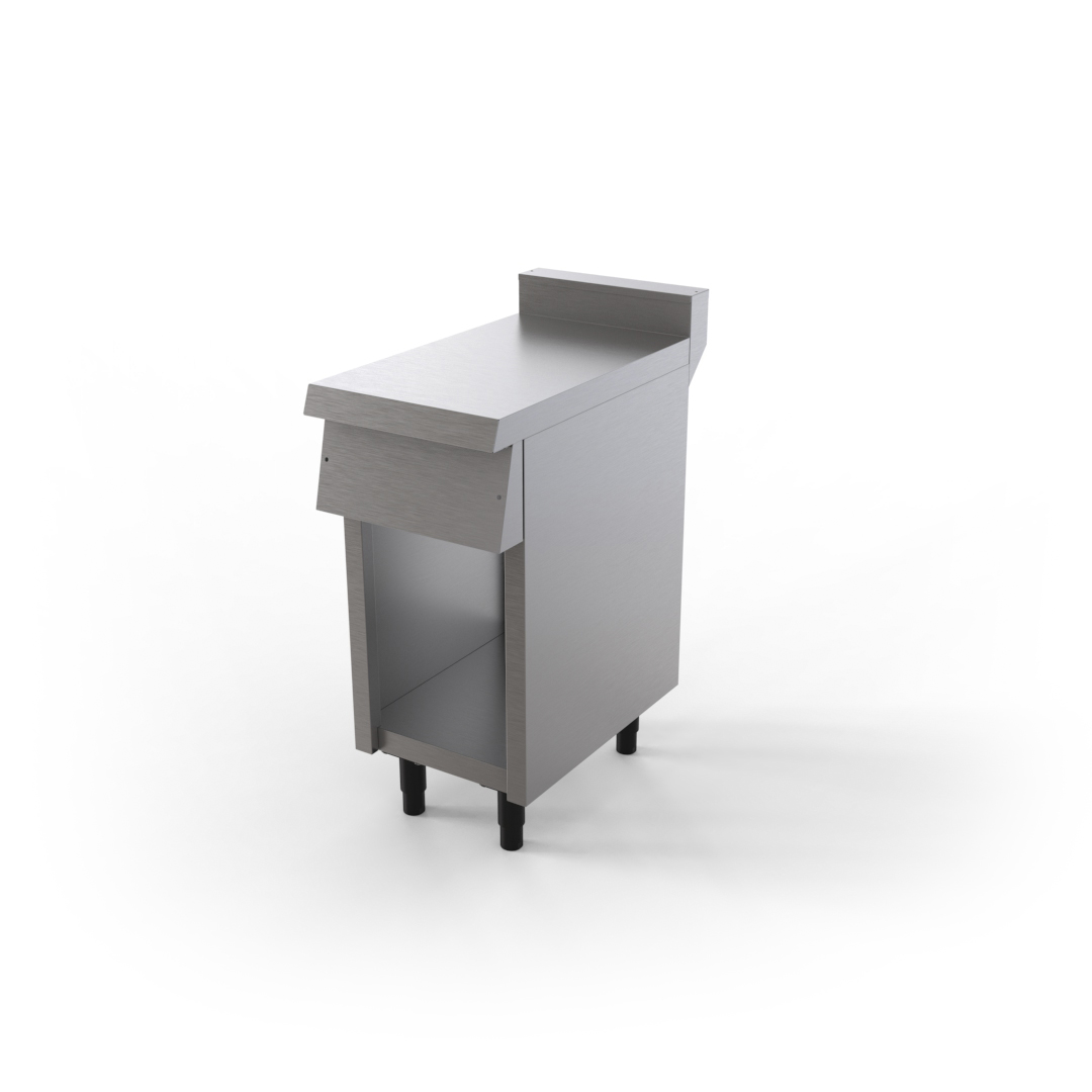 Módulo Neutro de inox Gabinete sem portas – 400x750mm