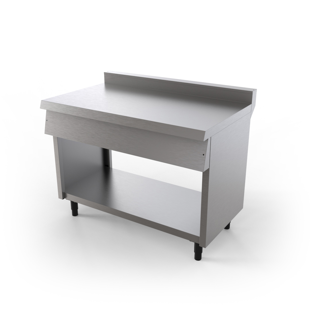 Módulo Neutro de inox Gabinete sem portas – 1200x750mm