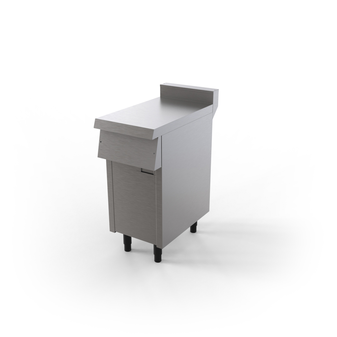 Módulo Neutro de inox Gabinete com portas – 400x750mm