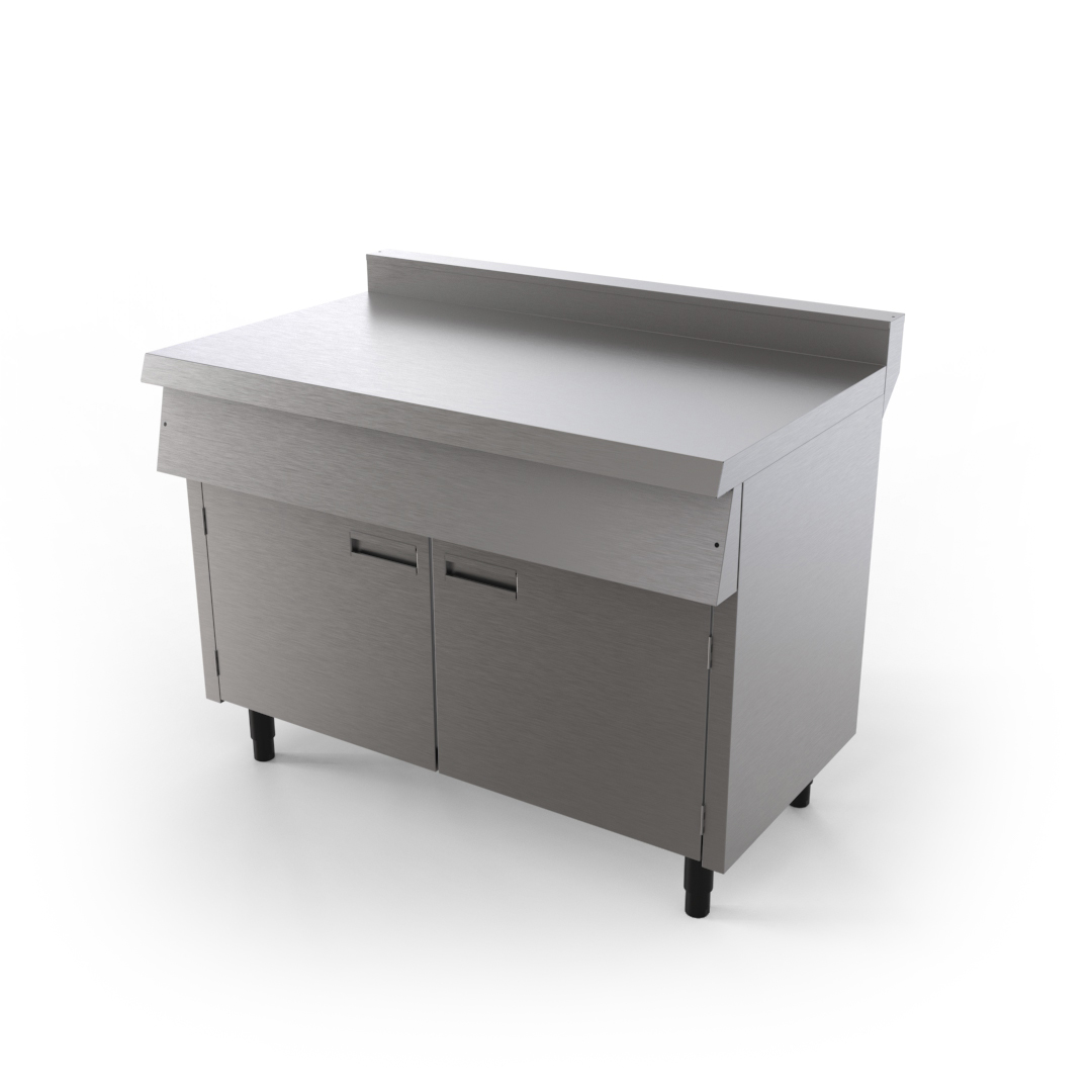 Módulo Neutro de inox Gabinete com portas – 1200x750mm