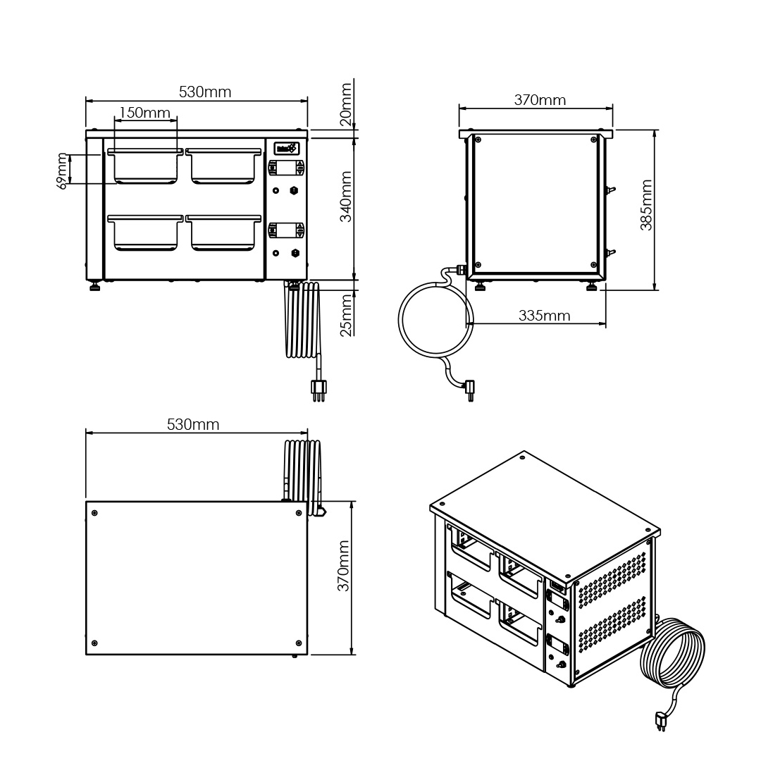 Conservador estufa de Proteínas - 4 Slots - Imagem 2
