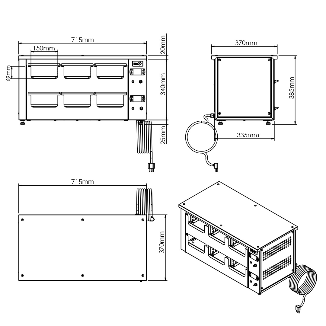 Conservador estufa de Proteínas - 6 Slots - Imagem 2